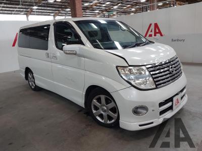 Image of 2007 NISSAN ELGRAND IMPORT 25 2495cc PETROL AUTOMATIC MPV