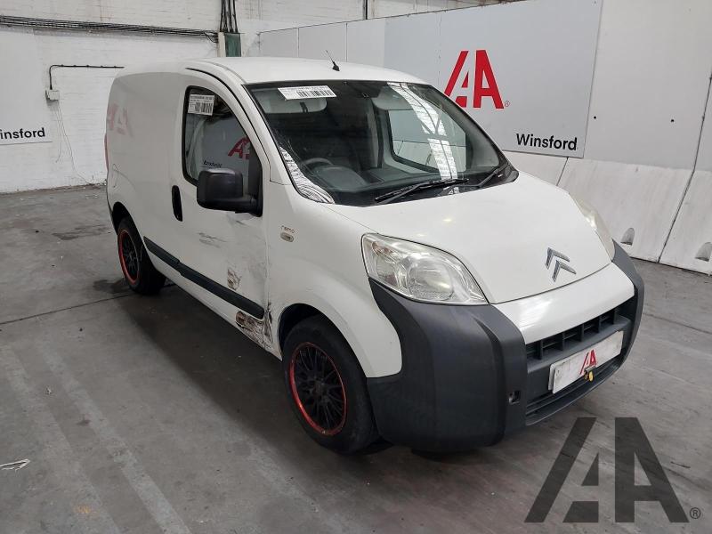 2011 CITROEN NEMO 660 LX HDI S/S 1248cc TURBO DIESEL MANUAL 5 Speed 4 DOOR PANEL VAN
