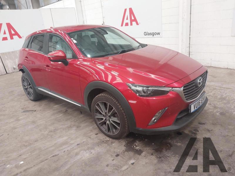 2016 MAZDA CX-3 D SPORT NAV 1499cc TURBO DIESEL MANUAL 6 Speed 5 DOOR HATCHBACK