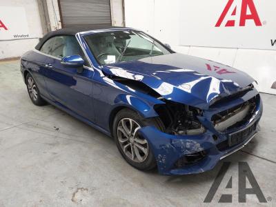 Image of 2017 MERCEDES C-CLASS C 250 D SPORT 2143cc TURBO DIESEL AUTOMATIC 2 DOOR CONVERTIBLE