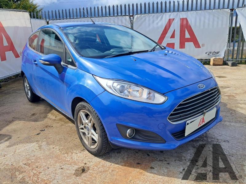 2013 FORD FIESTA ZETEC TDCI 1499cc TURBO DIESEL MANUAL 5 Speed 3 DOOR HATCHBACK