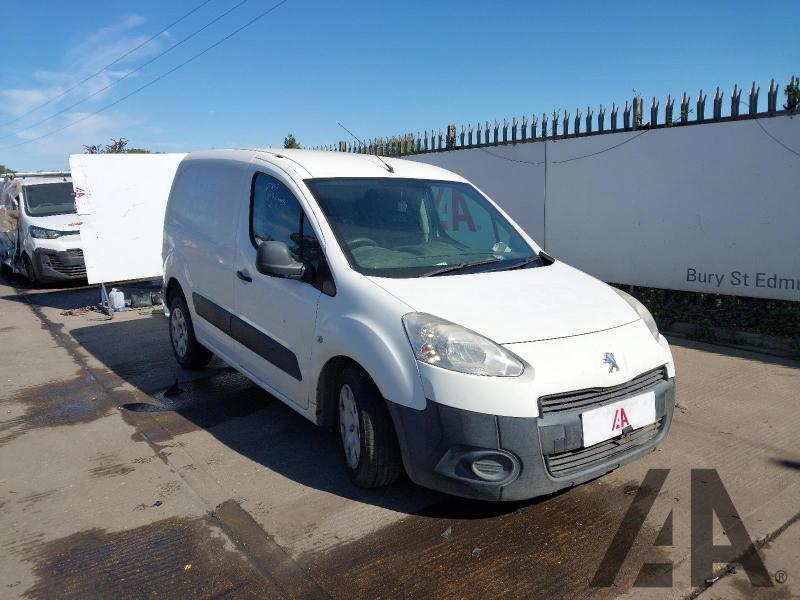2013 PEUGEOT PARTNER HDI S L1 850 1560cc TURBO DIESEL MANUAL 5 Speed PANEL VAN