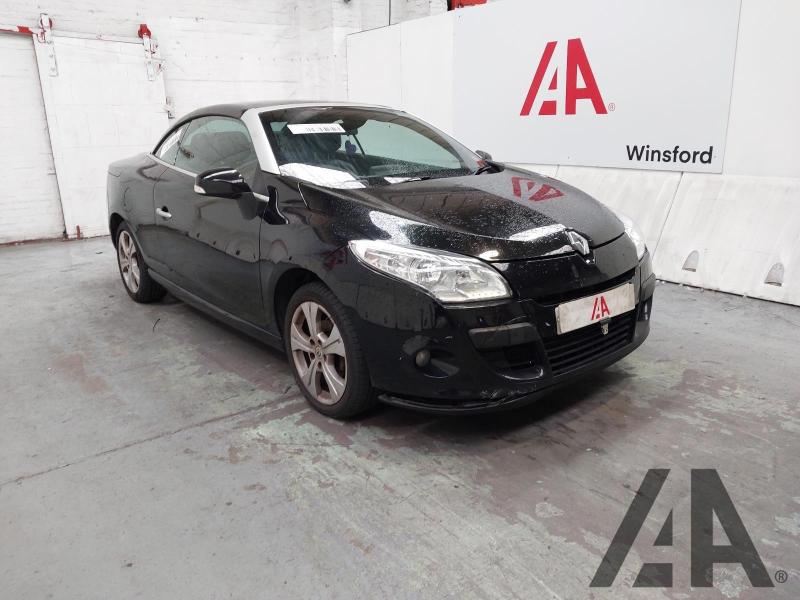 2012 RENAULT MEGANE DYNAMIQUE TOMTOM TCE 1397cc TURBO PETROL MANUAL 6 Speed 2 DOOR CONVERTIBLE