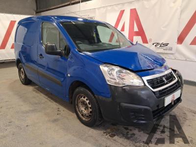 Image of 2018 PEUGEOT PARTNER BLUE HDI S L1 1560cc TURBO DIESEL MANUAL 5 Speed PANEL VAN