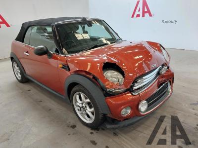 Image of 2011 MINI CONVERTIBLE ONE 1598cc PETROL MANUAL 6 Speed 2 DOOR CONVERTIBLE