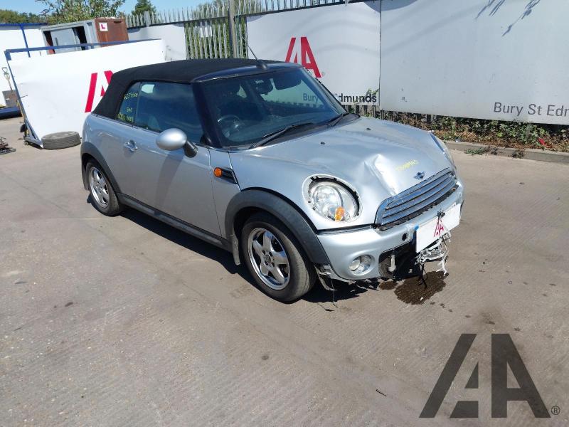 2010 MINI CONVERTIBLE COOPER 1598cc PETROL MANUAL 6 Speed 2 DOOR CONVERTIBLE