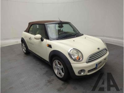 2010 MINI CONVERTIBLE COOPER 1598cc PETROL MANUAL 6 Speed 2 DOOR CONVERTIBLE