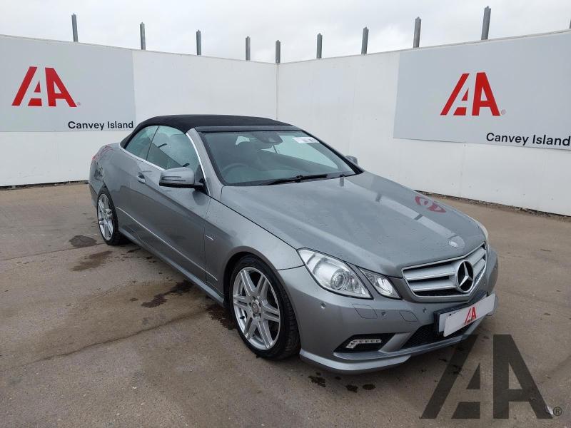 2011 MERCEDES E-CLASS E220 CDI BLUEEFFICIENCY SPORT 2143cc TURBO DIESEL AUTOMATIC 2 DOOR CONVERTIBLE
