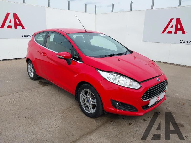 2013 FORD FIESTA ZETEC 998cc PETROL MANUAL 5 Speed 3 DOOR HATCHBACK