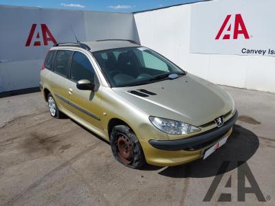 Image of 2004 PEUGEOT 206 SW S TD 1398cc TURBO DIESEL MANUAL 5 Speed 5 DOOR ESTATE