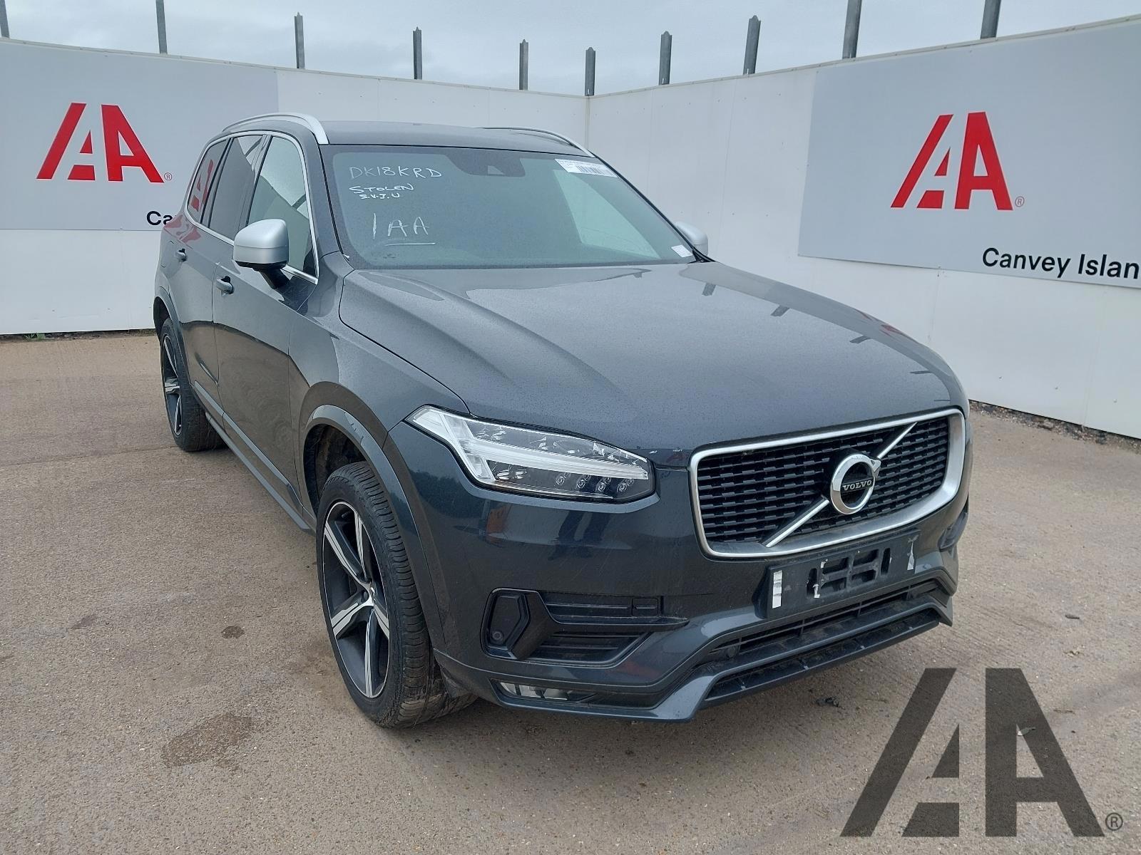 2018 VOLVO XC90 D5 POWERPULSE R-DESIGN AWD 1969cc TURBO DIESEL AUTOMATIC 8 Speed 5 DOOR ESTATE