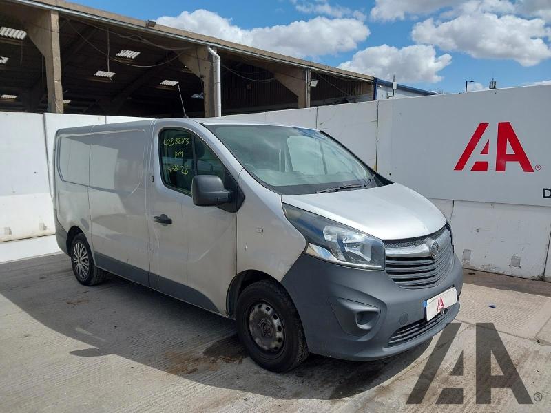 2015 VAUXHALL VIVARO 2700 L1H1 CDTI P/V ECOFLEX 1598cc TURBO DIESEL MANUAL 6 Speed PANEL VAN