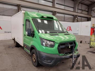 Image of 2021 FORD TRANSIT 350 LEADER C/C ECOBLUE 1996cc TURBO DIESEL AUTOMATIC 2 DOOR CHASSIS CAB