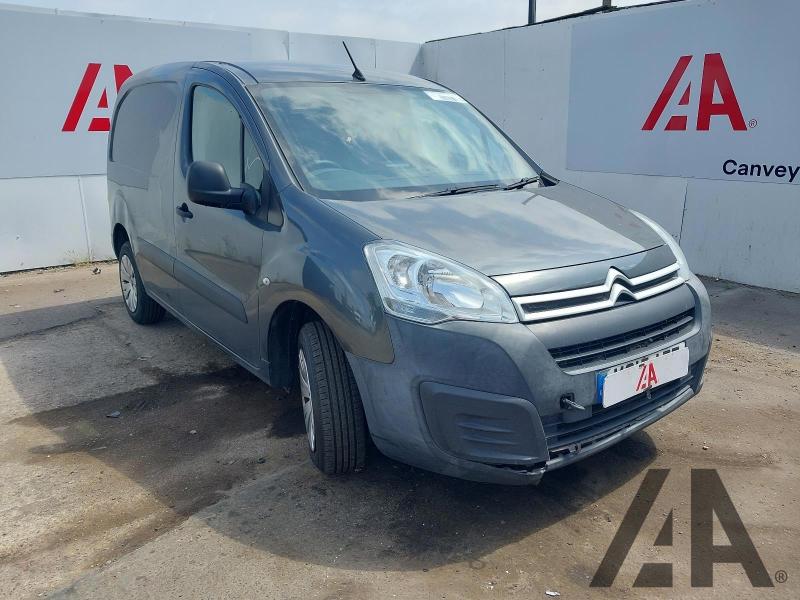 2015 CITROEN BERLINGO 625 ENTERPRISE L1 HDI 1560cc TURBO DIESEL MANUAL 5 Speed PANEL VAN