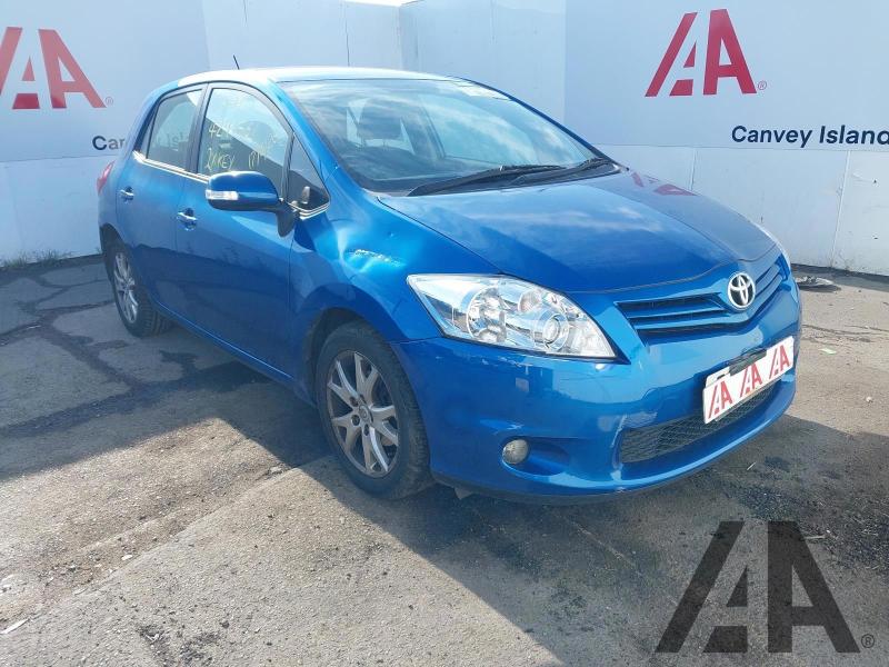 2012 TOYOTA AURIS TR VVT-I 1329cc PETROL MANUAL 6 Speed 5 DOOR HATCHBACK