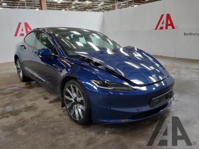 Image of 2025 TESLA MODEL 3 LONG RANGE ELECTRIC DIRECT DRIVE 4 DOOR SALOON