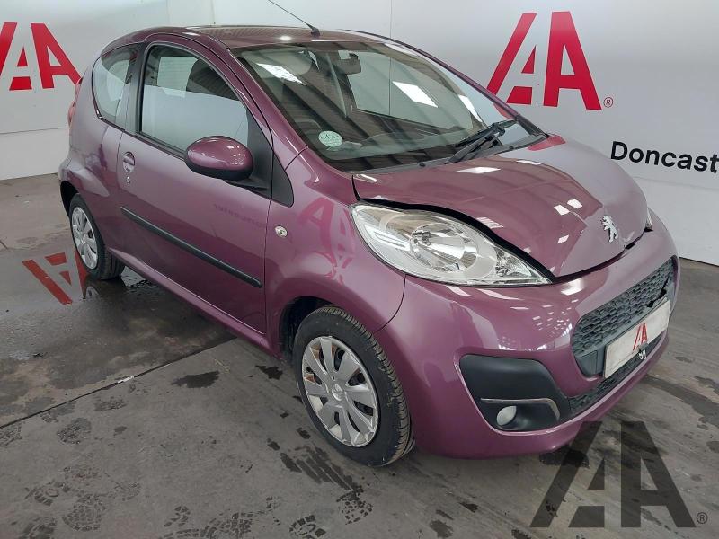 2013 PEUGEOT 107 ACTIVE 998cc PETROL MANUAL 5 Speed 3 DOOR HATCHBACK