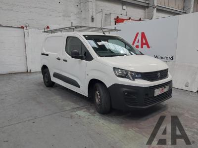 Image of 2020 PEUGEOT PARTNER BLUEHDI PROFESSIONAL L1 1499cc TURBO DIESEL MANUAL 4 DOOR PANEL VAN