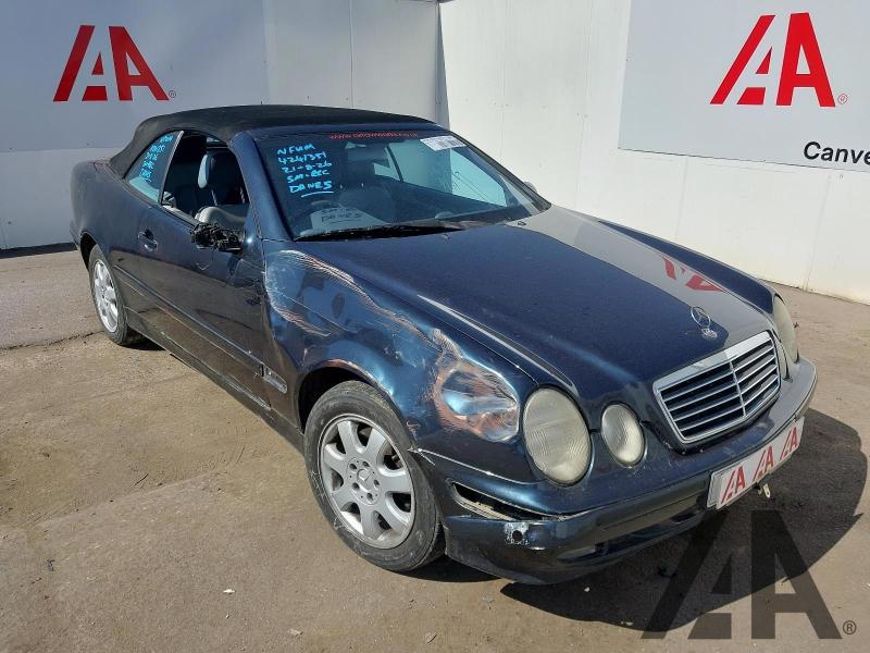 2001 MERCEDES CLK CLK200 KOMPRESSOR AVANTGARDE 1998cc SUPER PETROL AUTOMATIC 5 Speed 2 DOOR CONVERTIBLE