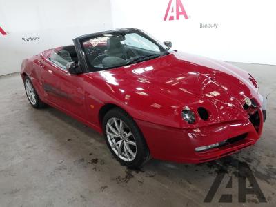 Image of 2005 ALFA ROMEO SPIDER JTS LUSSO 1970cc PETROL MANUAL 5 Speed 2 DOOR CONVERTIBLE