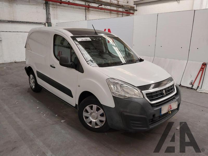 2015 PEUGEOT PARTNER HDI PROFESSIONAL L1 850 ATV 1560cc TURBO DIESEL MANUAL 5 Speed PANEL VAN