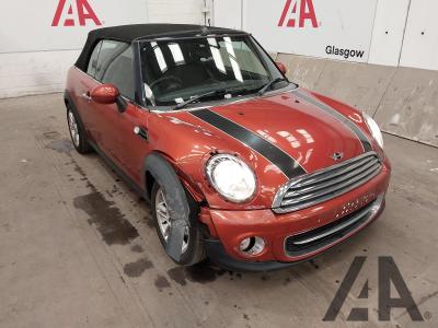 Image of 2013 MINI CONVERTIBLE COOPER 1598cc PETROL MANUAL 6 Speed 2 DOOR CONVERTIBLE