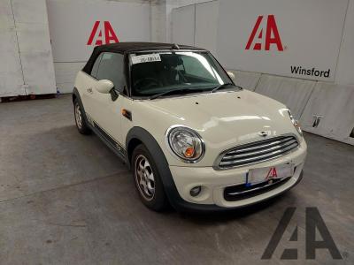 Image of 2014 MINI CONVERTIBLE COOPER 1598cc PETROL MANUAL 6 Speed 2 DOOR CONVERTIBLE