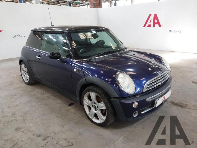 2005 MINI HATCH COOPER 1598cc PETROL MANUAL 5 Speed 3 DOOR HATCHBACK