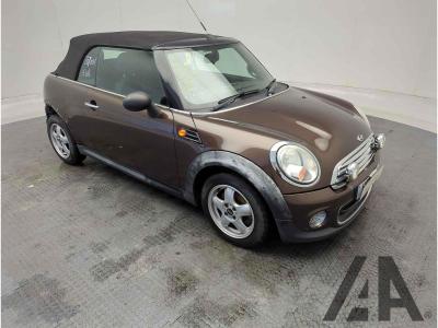 Image of 2011 MINI CONVERTIBLE ONE 1598cc PETROL MANUAL 6 Speed 2 DOOR CONVERTIBLE