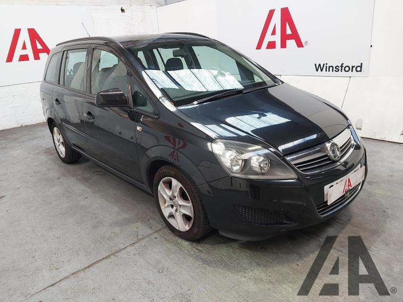 2013 VAUXHALL ZAFIRA EXCLUSIV 1598cc PETROL MANUAL 5 DOOR MPV