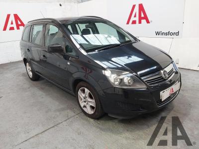 Image of 2013 VAUXHALL ZAFIRA EXCLUSIV 1598cc PETROL MANUAL 5 DOOR MPV