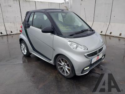 2013 SMART FORTWO CABRIO PASSION MHD 999cc PETROL AUTOMATIC 2 DOOR CONVERTIBLE