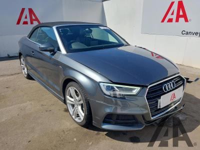 Image of 2020 AUDI A3 TFSI S LINE 35 1498cc TURBO PETROL SEMI AUTO 7 Speed 2 DOOR CONVERTIBLE