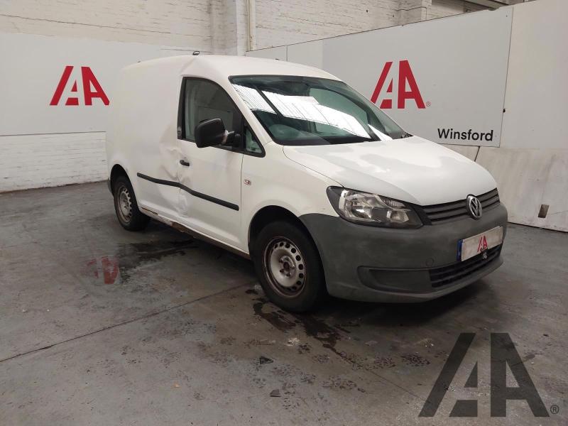 2013 VOLKSWAGEN CADDY C20 TDI 102 1598cc TURBO DIESEL MANUAL 5 Speed 5 DOOR PANEL VAN