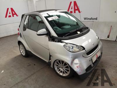 Image of 2008 SMART FORTWO CABRIO PASSION 999cc PETROL AUTOMATIC 2 DOOR CONVERTIBLE