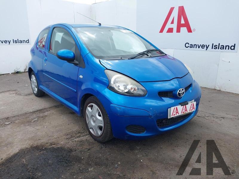 2009 TOYOTA AYGO BLUE VVT-I 998cc PETROL MANUAL 3 DOOR HATCHBACK