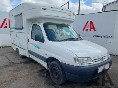 Image of 2000 CITROEN BERLINGO 800D 1868cc DIESEL MANUAL 5 Speed MOTORHOME