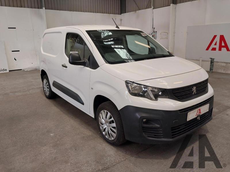 2021 PEUGEOT PARTNER BLUEHDI PROFESSIONAL L1 1499cc TURBO DIESEL MANUAL 2 DOOR PANEL VAN