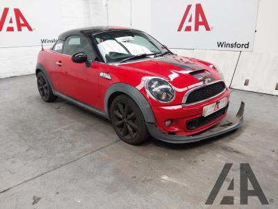Image of 2012 MINI COUPE COOPER S 1598cc TURBO PETROL MANUAL 6 Speed 2 DOOR COUPE