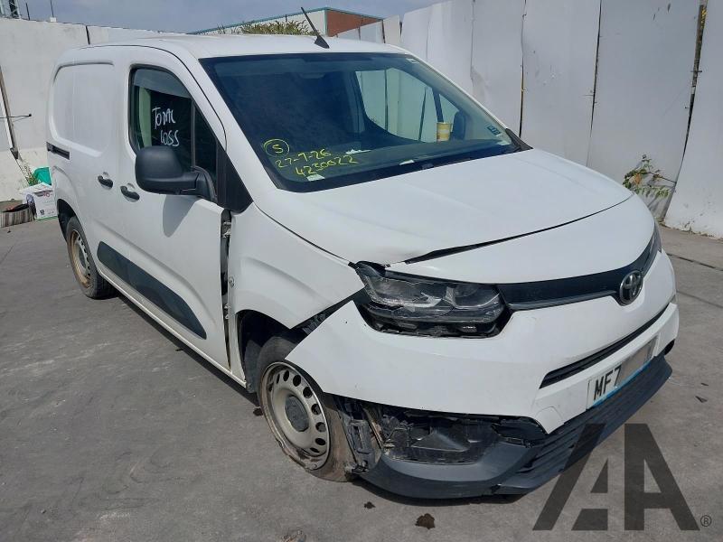 2022 TOYOTA PROACE CITY L1 ACTIVE 1499cc TURBO DIESEL MANUAL 4 DOOR PANEL VAN