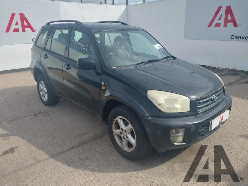 2003 TOYOTA RAV-4 VX VVT-I 1998cc PETROL MANUAL 5 Speed 5 DOOR ESTATE