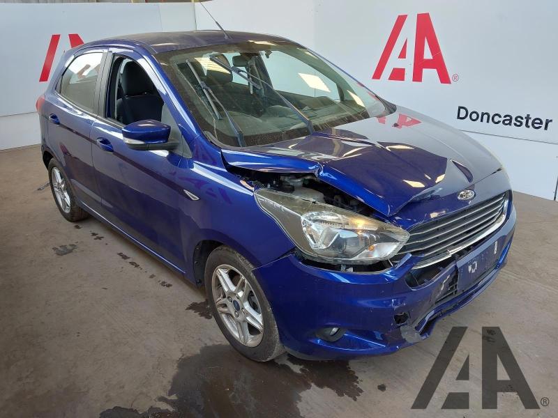2018 FORD KA ZETEC 1198cc PETROL MANUAL 5 Speed 5 DOOR HATCHBACK