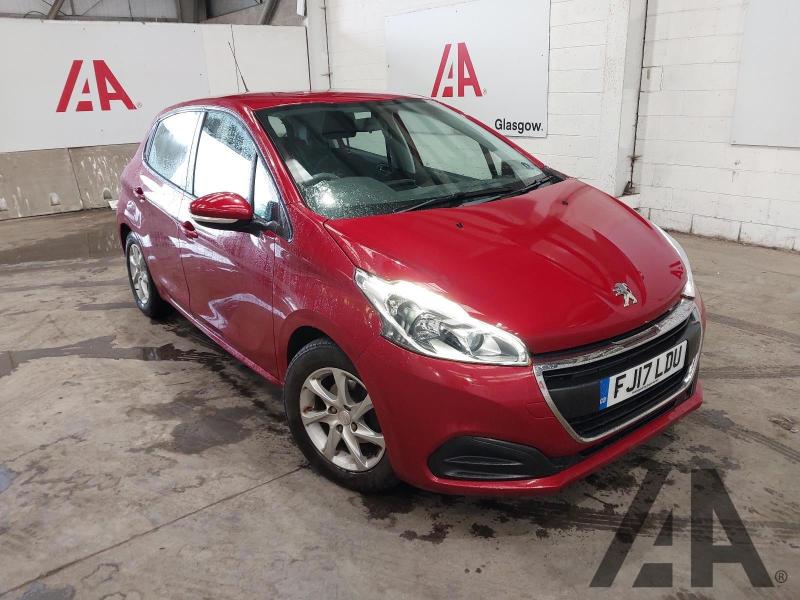 2017 PEUGEOT 208 PURETECH ACTIVE 1199cc PETROL MANUAL 5 DOOR HATCHBACK