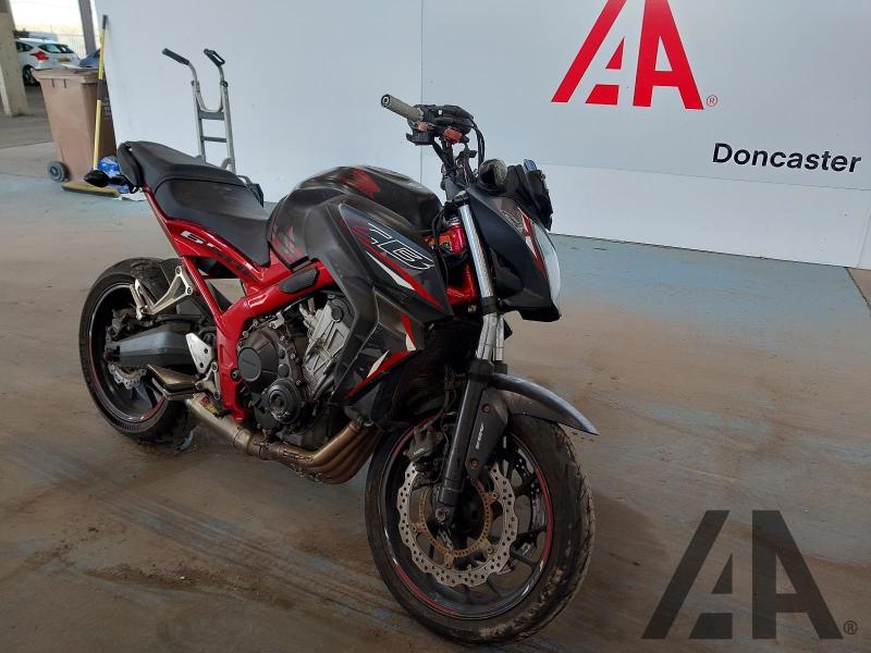 2016 HONDA CB 650 FA-G ABS 649cc PETROL MANUAL MOTORCYCLE