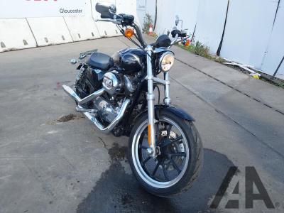 Image of 2010 HARLEY-DAVIDSON SPORTSTER XL883 L SUPERLOW 883cc PETROL CUSTOM