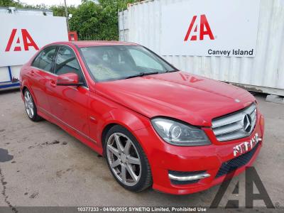 Image of 2011 MERCEDES C-CLASS C200 CDI BLUEEFFICIENCY SPORT 2143cc TURBO DIESEL MANUAL 4 DOOR SALOON