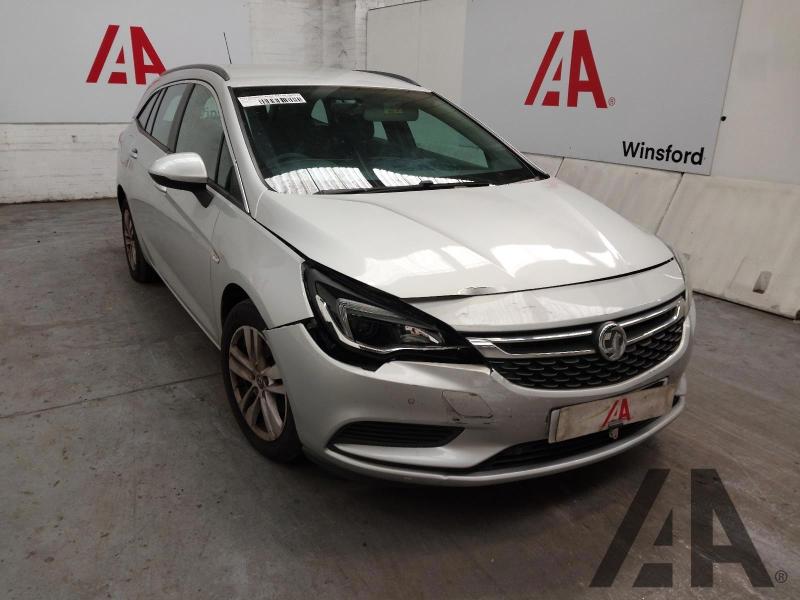 2017 VAUXHALL ASTRA DESIGN CDTI 1598cc TURBO DIESEL MANUAL 6 Speed 5 DOOR ESTATE
