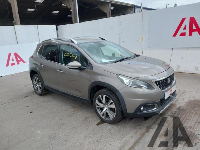 2016 PEUGEOT 2008 BLUE HDIURE 1560cc TURBO DIESEL MANUAL 5 Speed 5 DOOR HATCHBACK