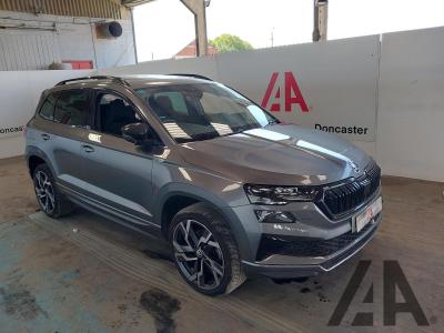 Image of 2023 SKODA KAROQ SPORTLINE TDI SCR DSG 1968cc TURBO DIESEL SEMI AUTO 7 Speed 5 DOOR ESTATE