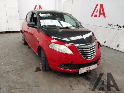 Image of 2012 CHRYSLER YPSILON BLACK AND RED 1242cc PETROL MANUAL 5 Speed 5 DOOR HATCHBACK